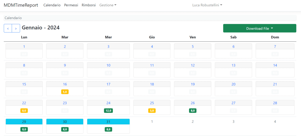 MDMTimereport_gestione presenze